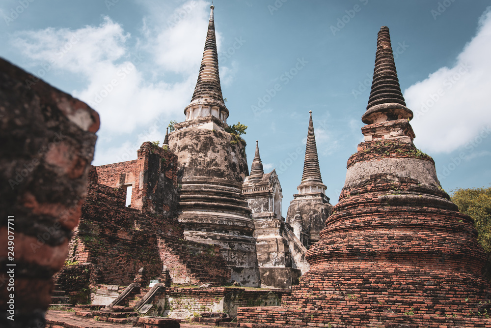 Fototapeta premium Wat Phra Si Sanphet in Ayutthaya, Thailand