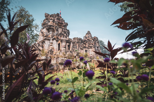 Vászonkép Wat Ek Phnom - Tempel bei Battambang, Kambodscha