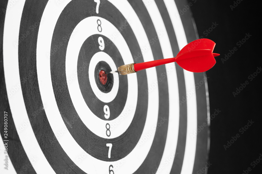 dartboard business success concept dartboard business success concept