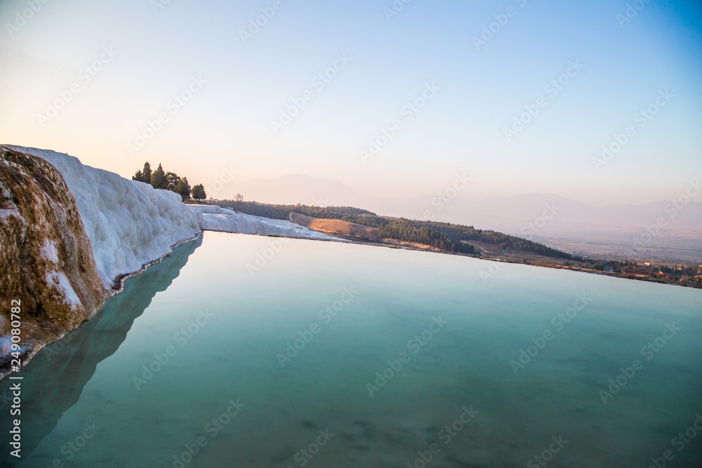The pools of Pamukkale, Hierapolis, Turkey The pools of Pamukkale, Hierapolis, Turkey