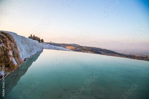 The pools of Pamukkale  Hierapolis  Turkey
