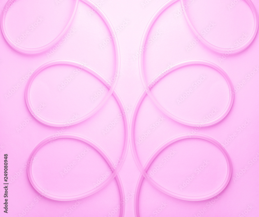 Fashion pink arc background material