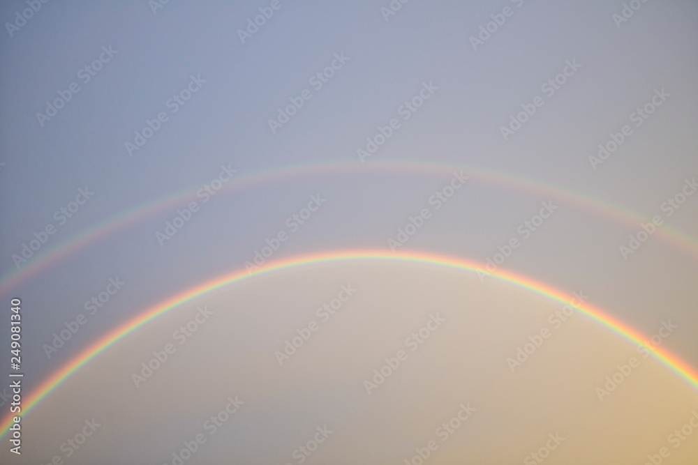 Double Rainbow islolated Double Rainbow islolated