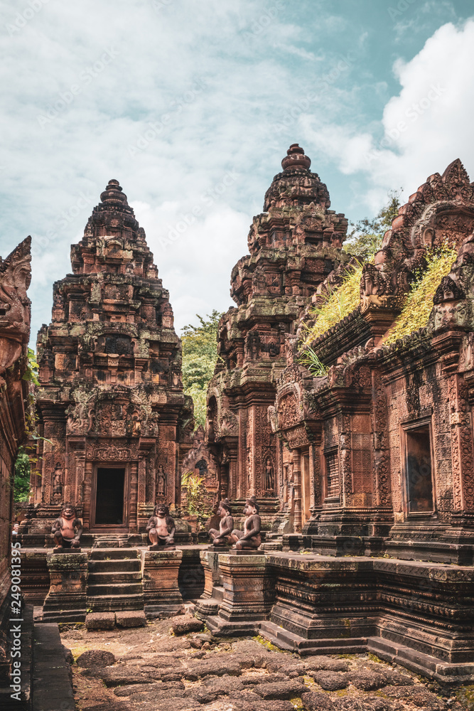 Obraz premium Banteay Srei - Hindu Tempel in Kambodscha