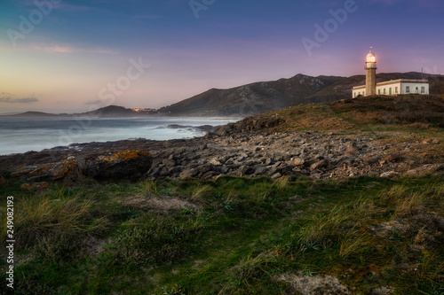 lighthouse at sunset