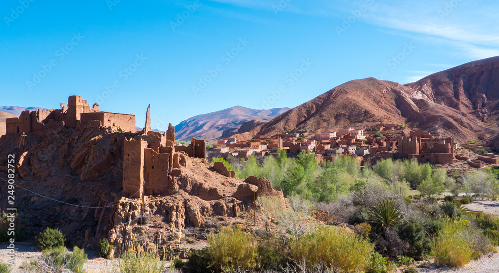 Imzzoudar village at Dades Gorge, Morocco