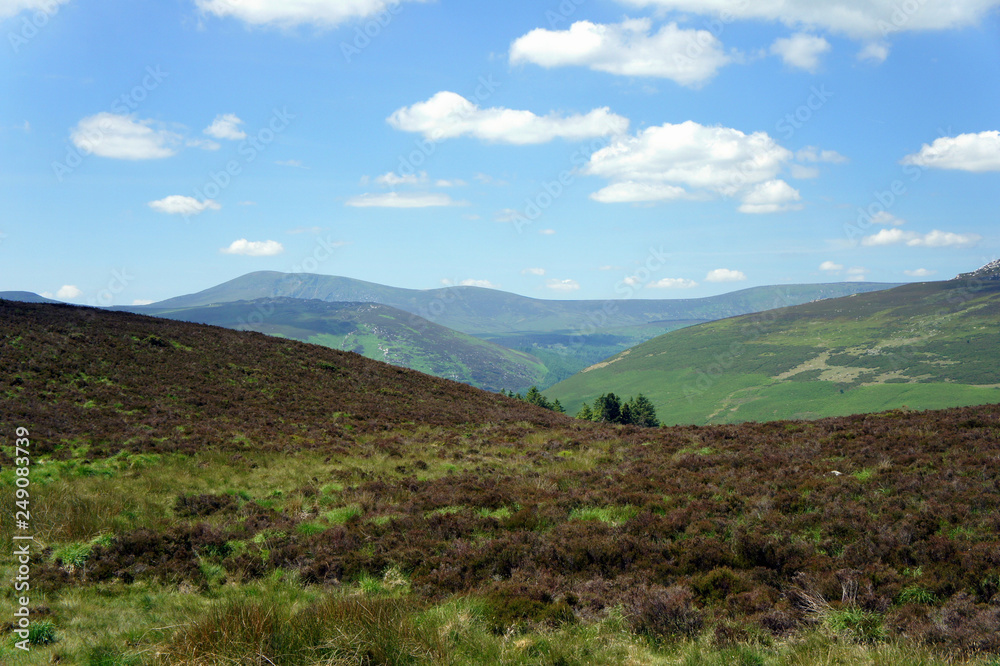 Summer sky over the Wicklow Mountains.Ireland. Summer sky over the Wicklow Mountains.Ireland.