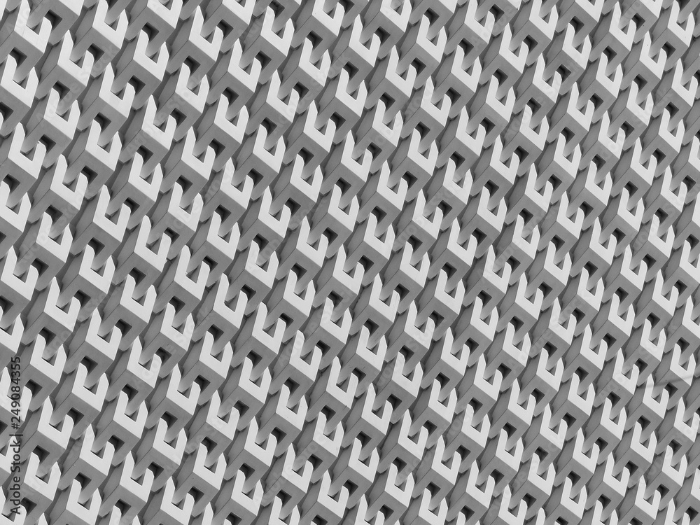 Exterior building white wall pattern Exterior building white wall pattern