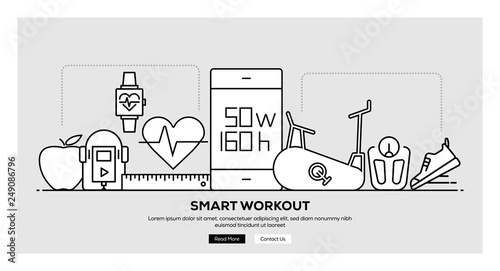 SMART WORKOUT BANNER CONCEPT