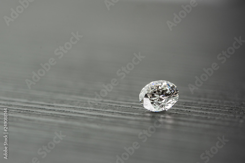 diamond on black background