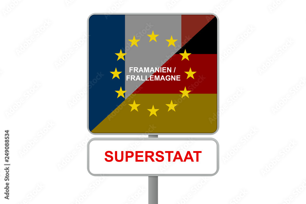 Superstaat Framanien Frallemagne Deutschland Frankreich Supermacht Superstaat Framanien Frallemagne Deutschland Frankreich Supermacht