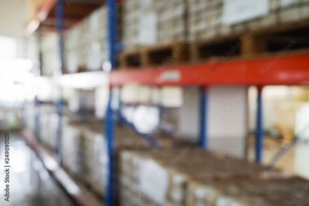 Blur shelves of documents in storage room. Blur shelves of documents in storage room.