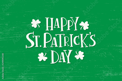 St Patrick's Day lettering