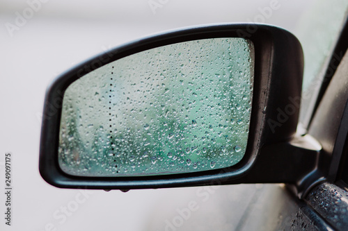 Car side mirror photo