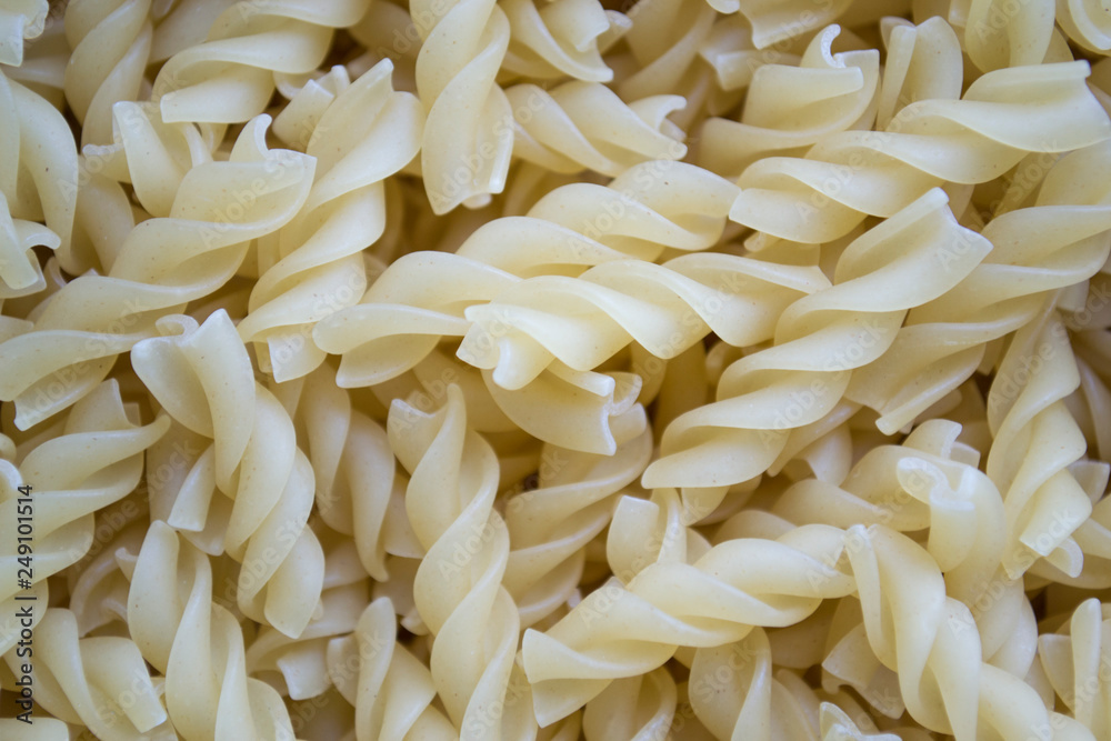 spiral pasta close up fusilli spiral pasta close up fusilli