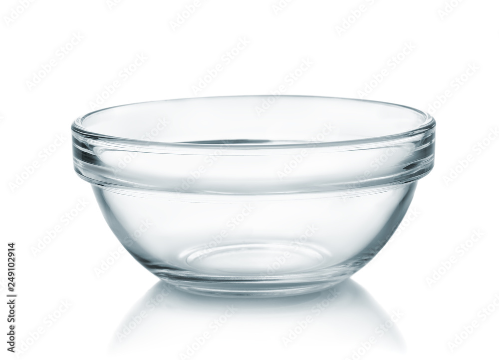 Empty glass bowl Empty glass bowl