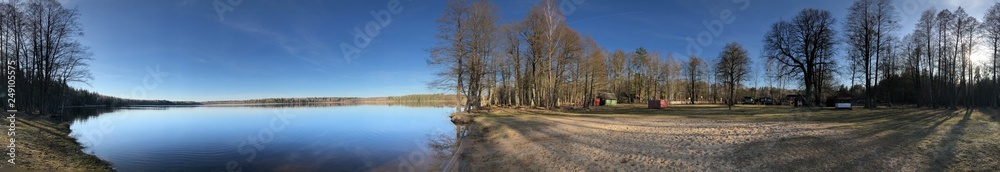 Kroman lake in Belarus Kroman lake in Belarus