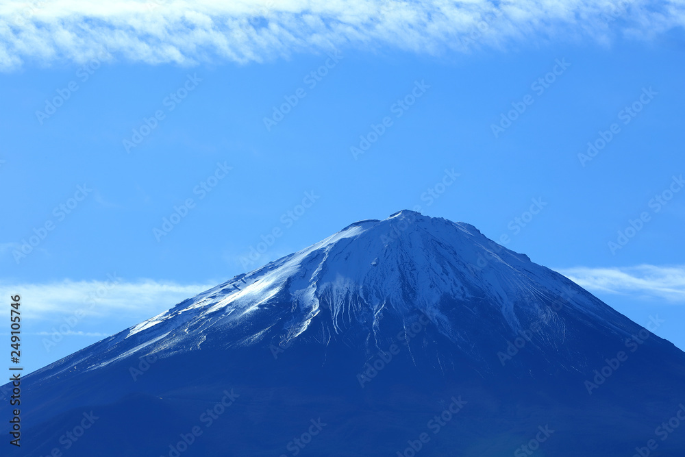 富士山冠雪