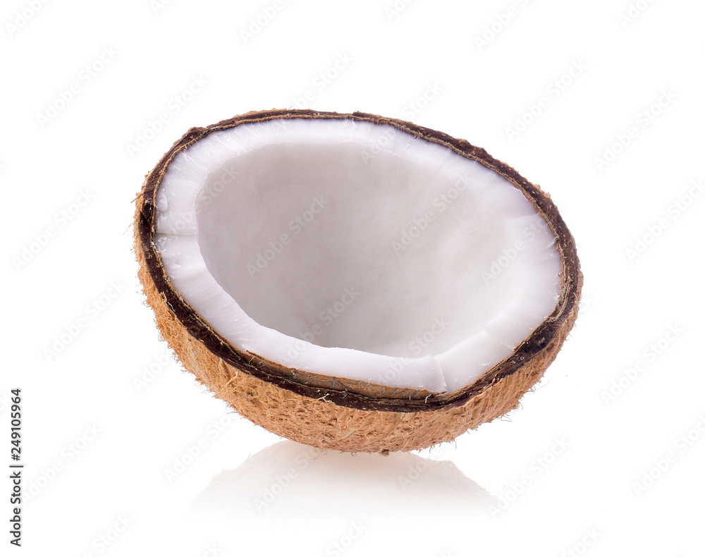 coconuts isolated on the white background. coconuts isolated on the white background.