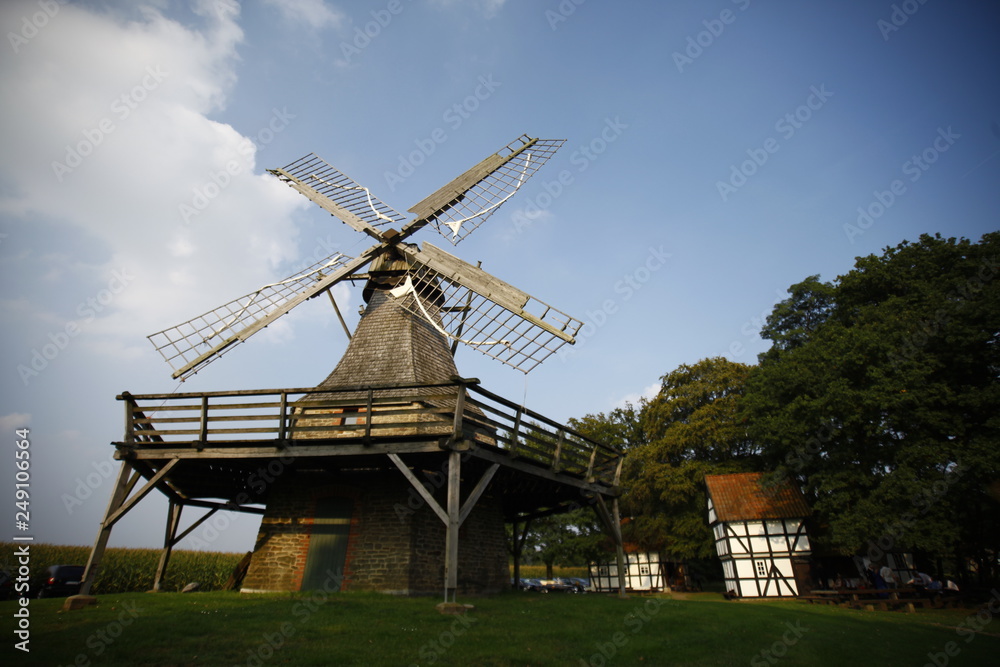 Old dutch windmill
