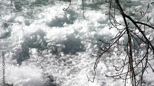 Fiume Aniene, slow motion photo