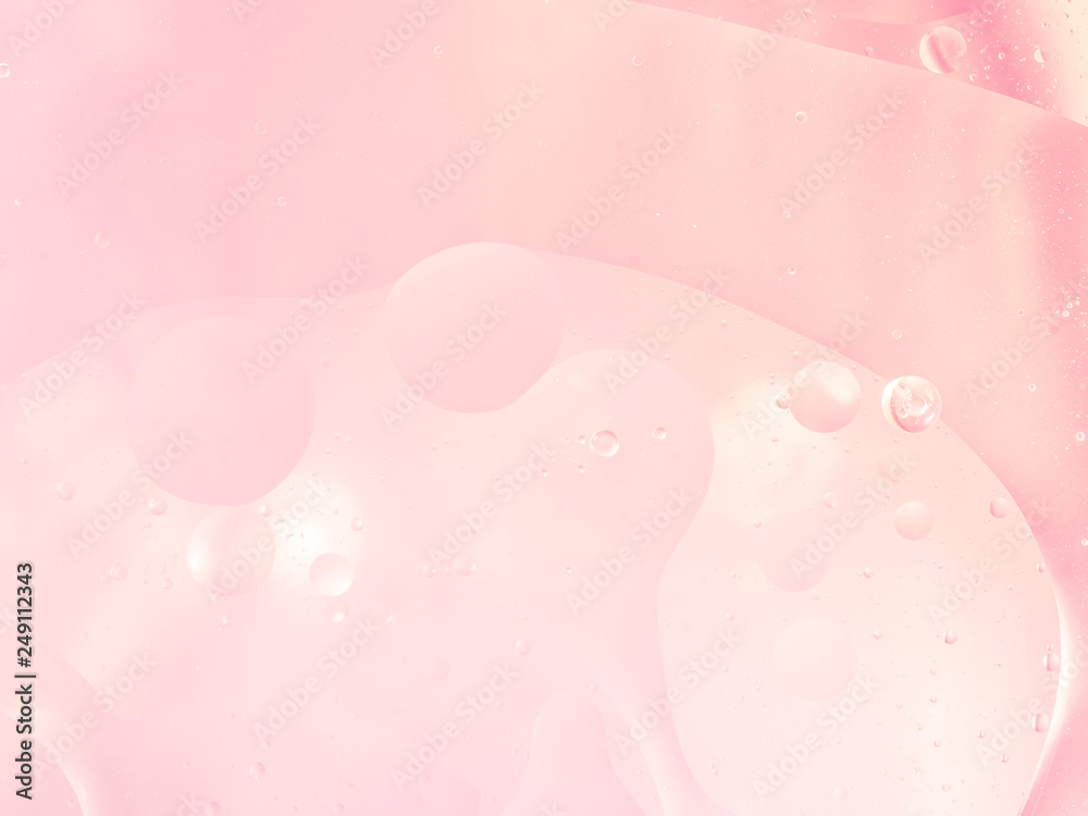 Abstract Pink water bubbles background Abstract Pink water bubbles background