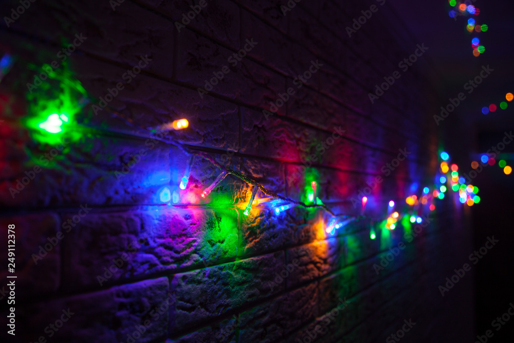 Naklejka premium Christmas Lights