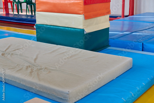 Konstfotografi hall for gymnastics at school