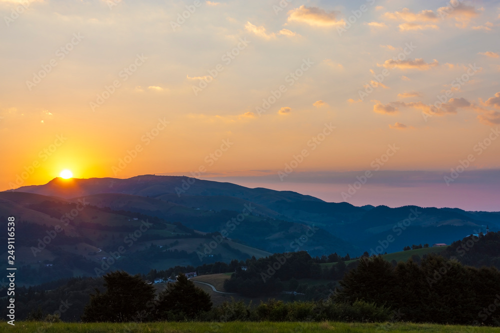 Fototapeta premium Mount Grappa in Italy