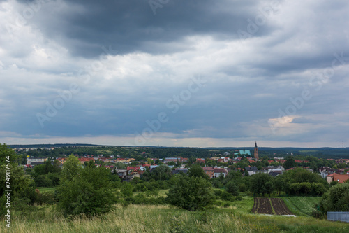 View on the Olkusz city, Malopolskie, Poland