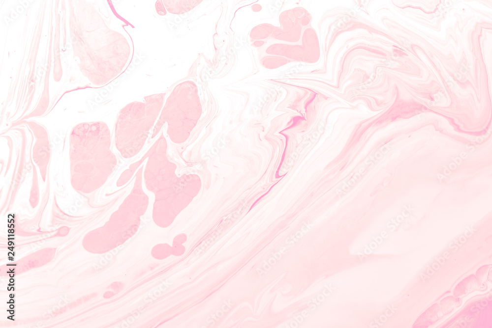 Pink Liquid marble abstract surfaces Design.
