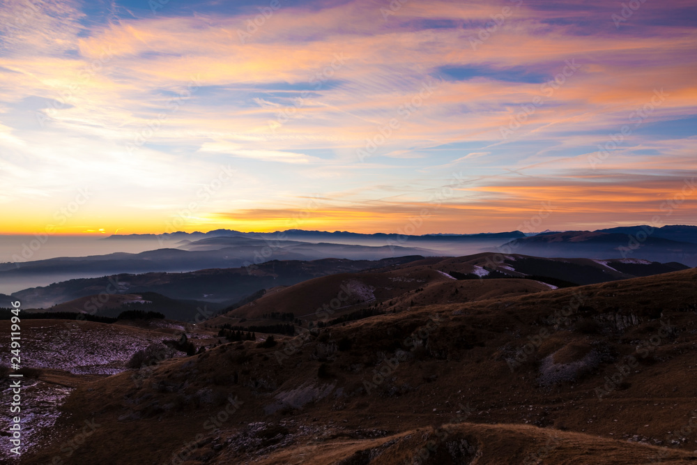 Fototapeta premium Mount Grappa in Italy