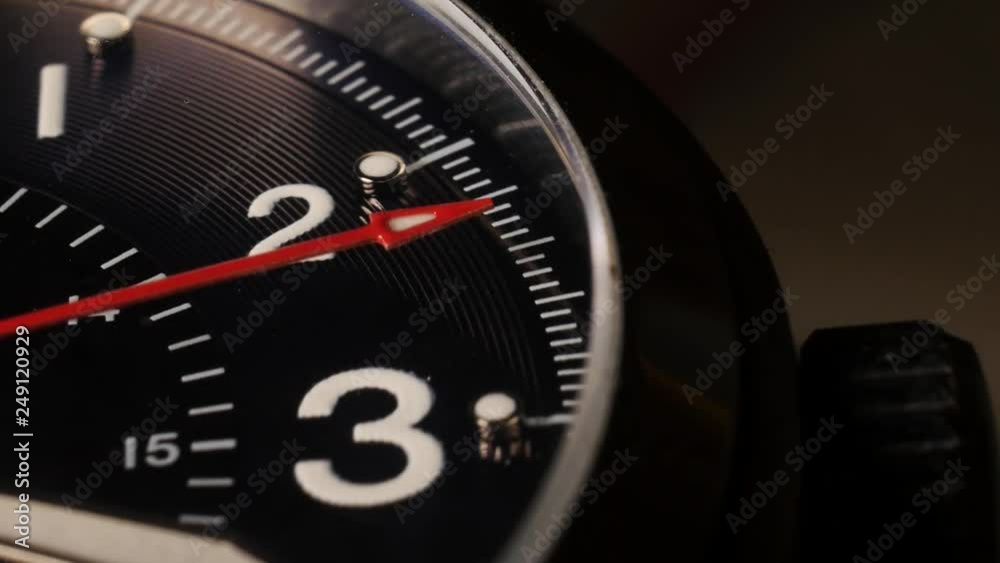 Movement of watches in macro shot Movement of watches in macro shot