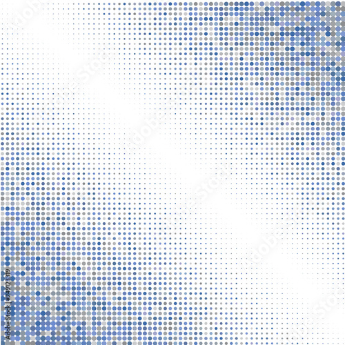 Wallpaper Mural The blue and gray dots on white background. Torontodigital.ca