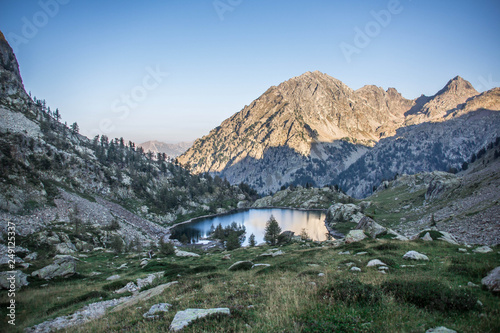 Lac de Trecolpas au petit matin