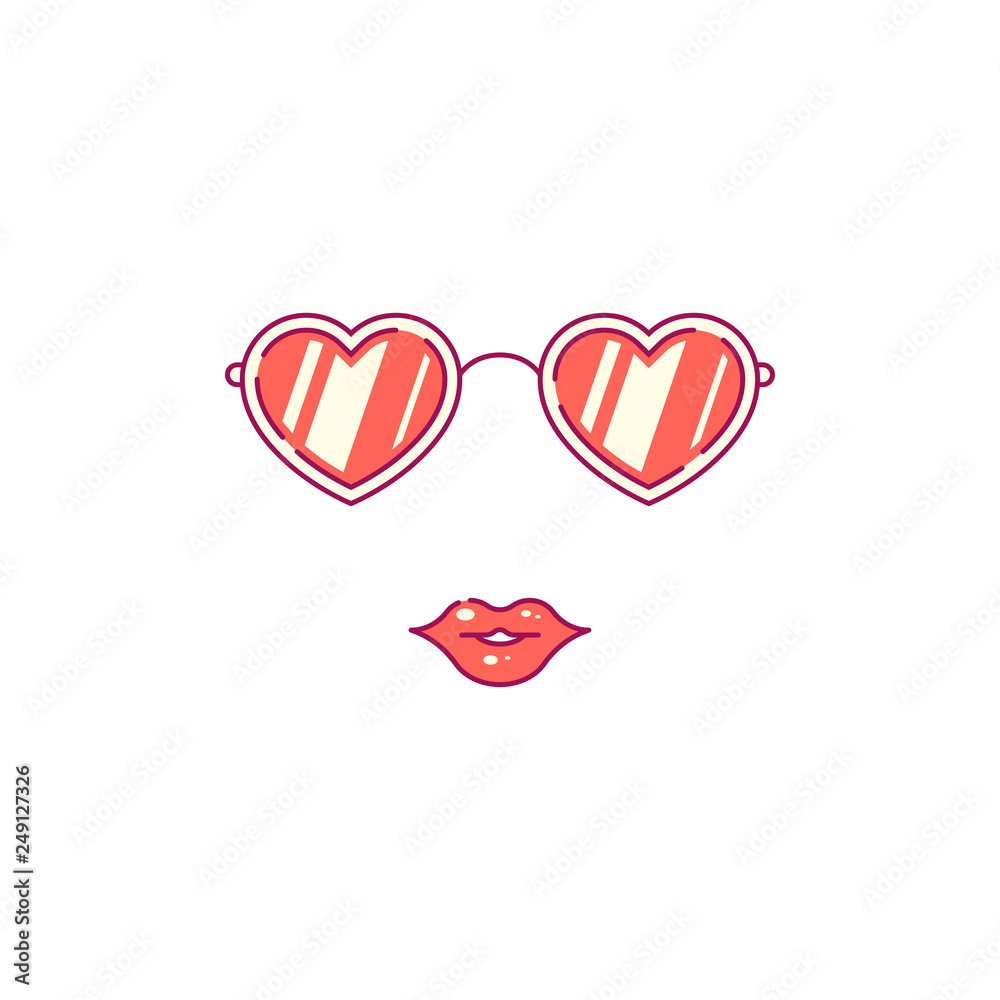 Ladies club concept banner. Ladies club concept banner.