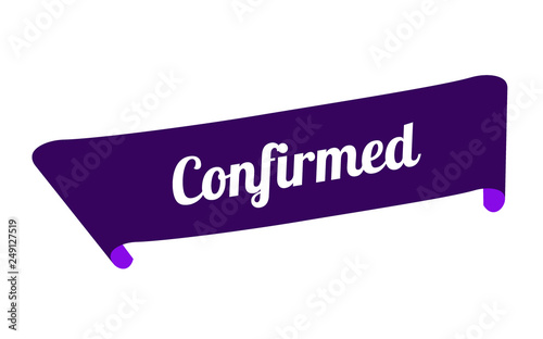 Showing confirmed text.