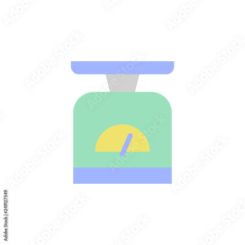 Kitchen, scale icon. Element of kitchen accessories color icon. Premium quality graphic design icon. Signs and symbols collection icon for websites, web design, mobile app
