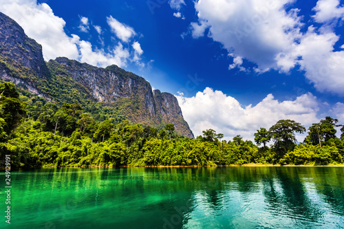 Khao Sok National Park, Cheow Lan Lake, Thailand photo