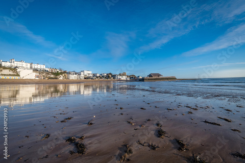 Broadstairs viking bay beach isle of thanet england photo