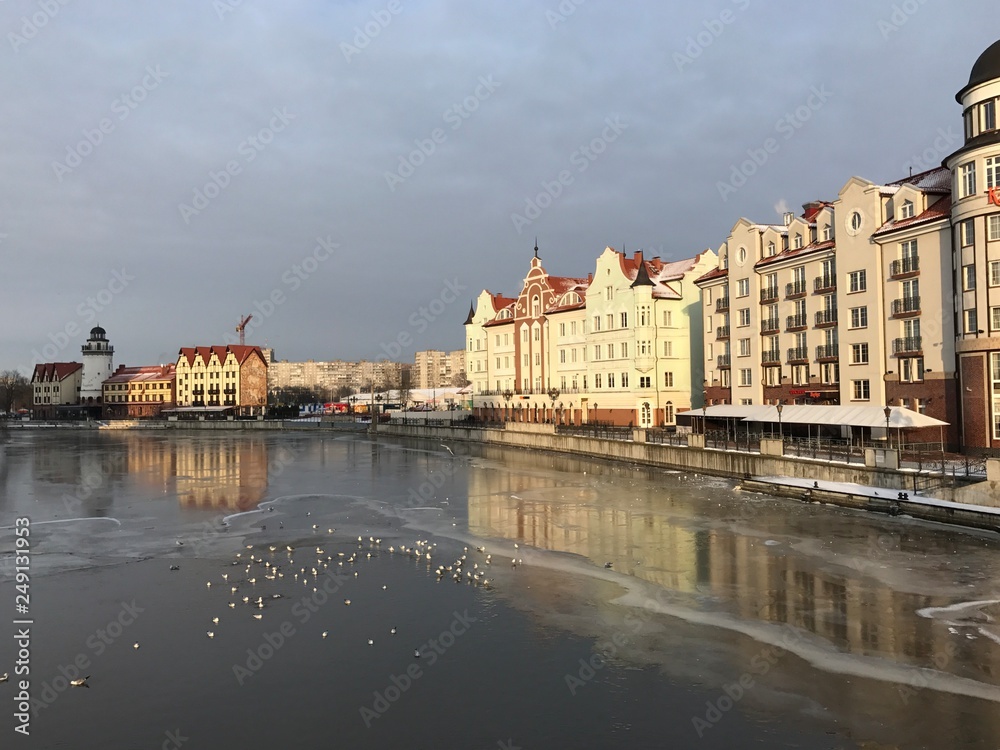 Kaliningrad, Russia in winter