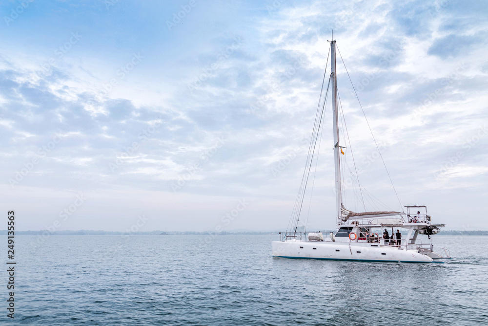 Boat trip on a sailing boat