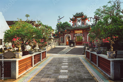 Obraz na płótnie Fukian Assembly Hall or Phuc Kien in the Hoi An ancient town in Quang Nam Province of Vietnam