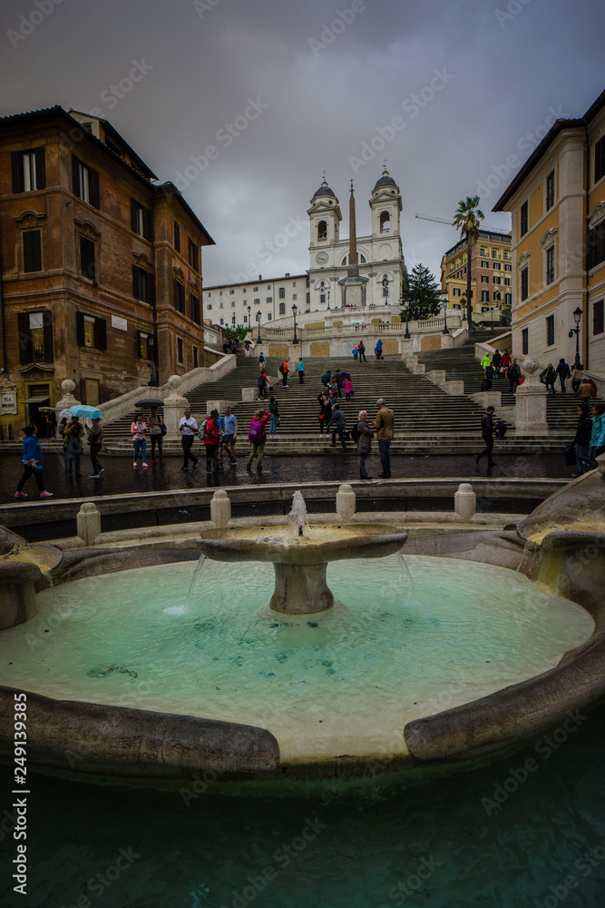 Fontana della Barcaccia History City Rome Empire