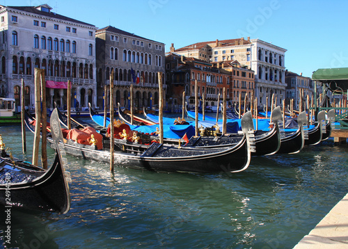 le Grand Canal à Venise en Italie