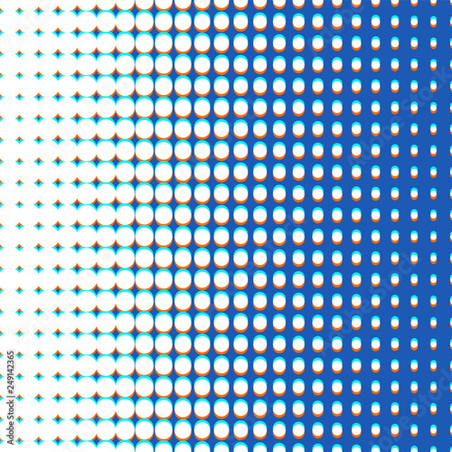 halftone visual effect background