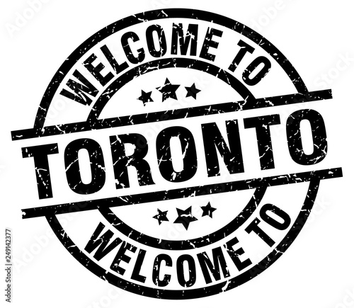 welcome to Toronto black stamp