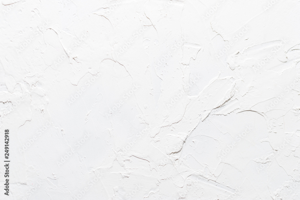 Fototapeta premium White texture brush strokes. Textured. Divorces