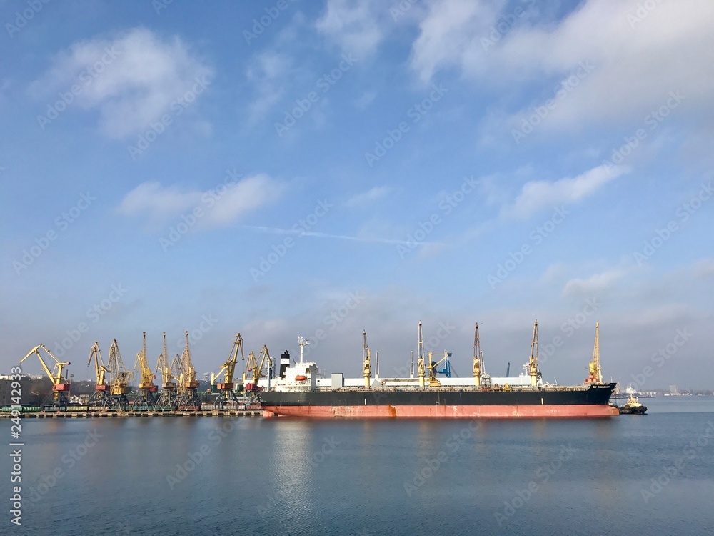 Port in Odessa, Ukraine