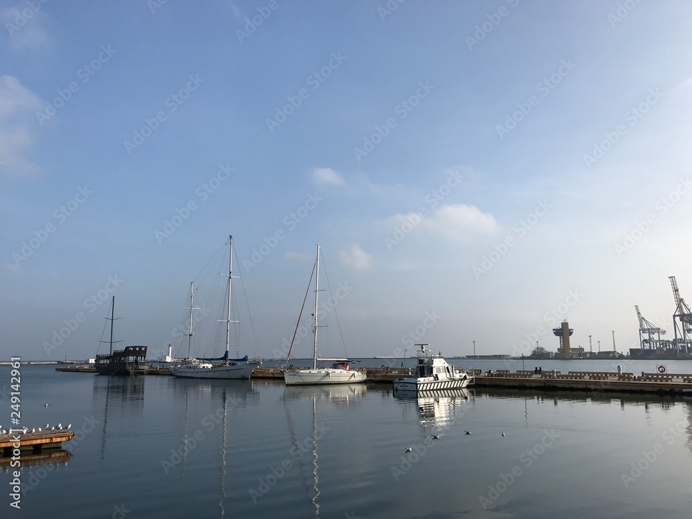 Port in Odessa, Ukraine